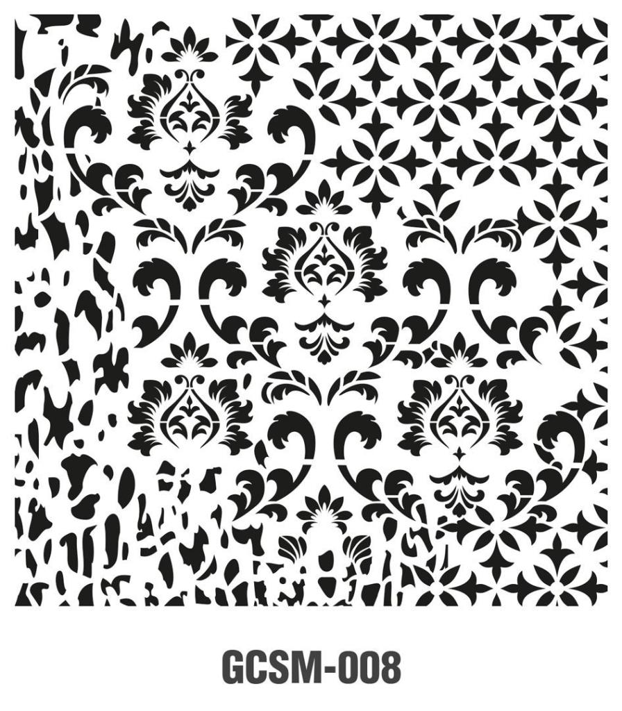 Cadence Grunge Stencil Midi (25x25) GCSM-008