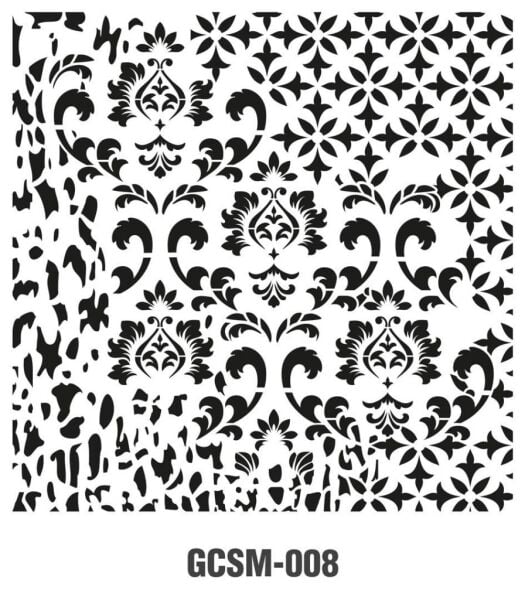 Cadence Grunge Stencil Midi (25x25) GCSM-008