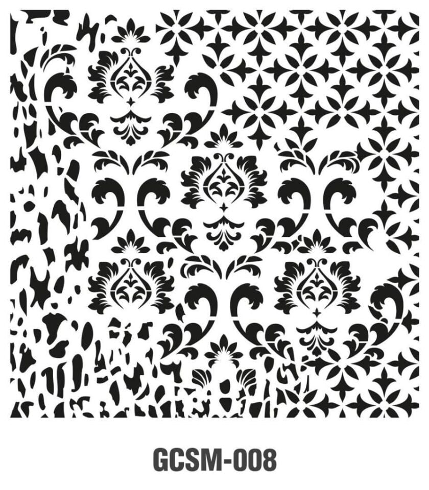 Cadence Grunge Stencil Midi (25x25) GCSM-008