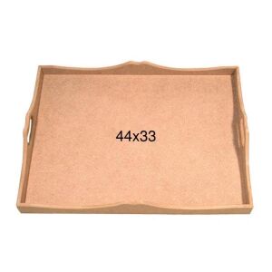 Ahşap Kulplu Tepsi 44x33cm T721