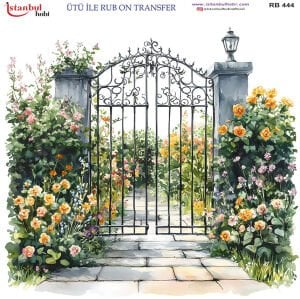 Ütü ile Rub On Transfer Kağıdı 30x30cm RB-444