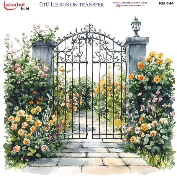 Ütü ile Rub On Transfer Kağıdı 30x30cm RB-444
