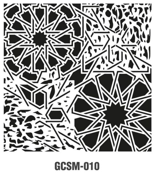 Cadence Grunge Stencil Midi (25x25) GCSM-010