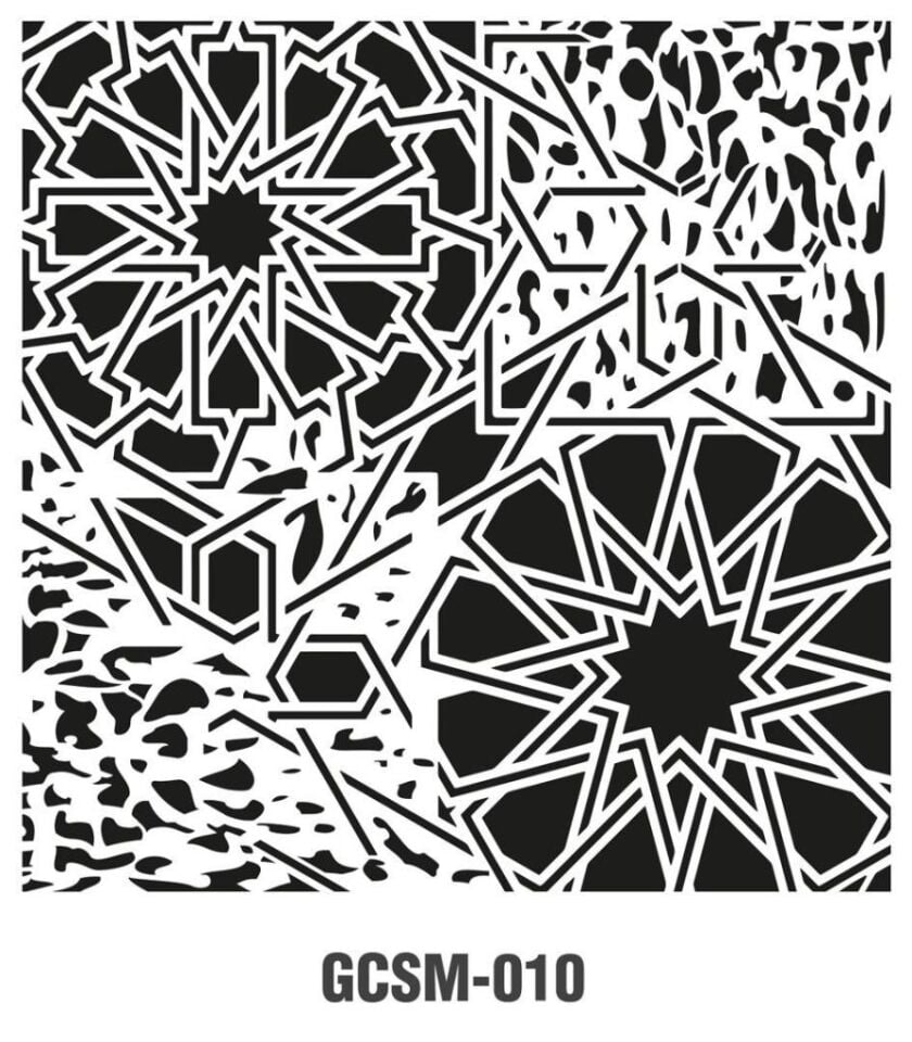 Cadence Grunge Stencil Midi (25x25) GCSM-010