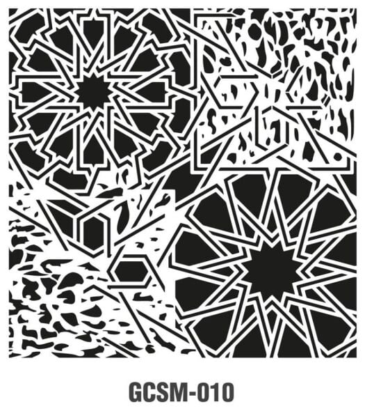 Cadence Grunge Stencil Midi (25x25) GCSM-010