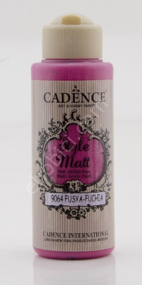 Cadence Style Matt Akrilik Boya S9064 Fuşya 120ml