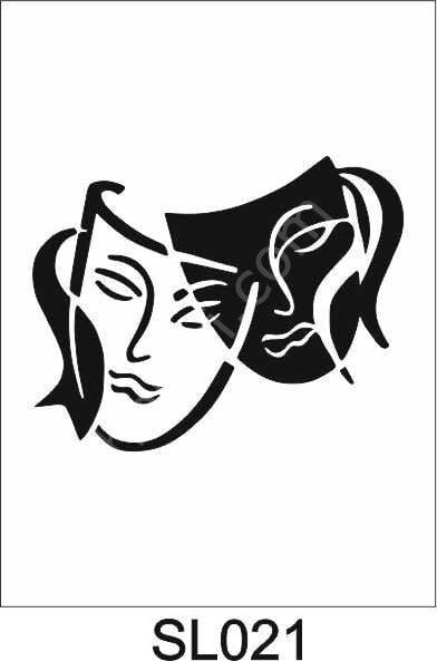 Siluet Desenler Stencil Şablon (21x30) SL-021