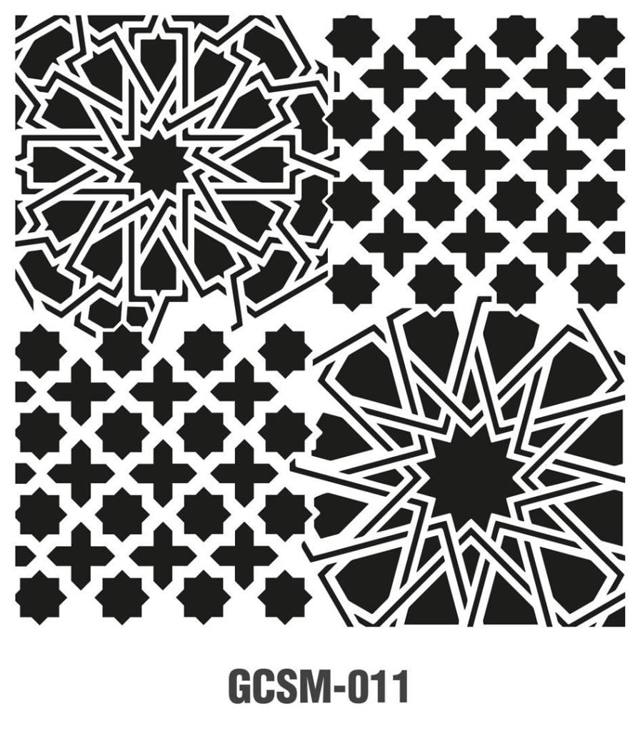 Cadence Grunge Stencil Midi (25x25) GCSM-011