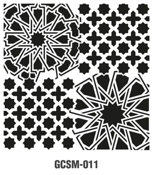 Cadence Grunge Stencil Midi (25x25) GCSM-011