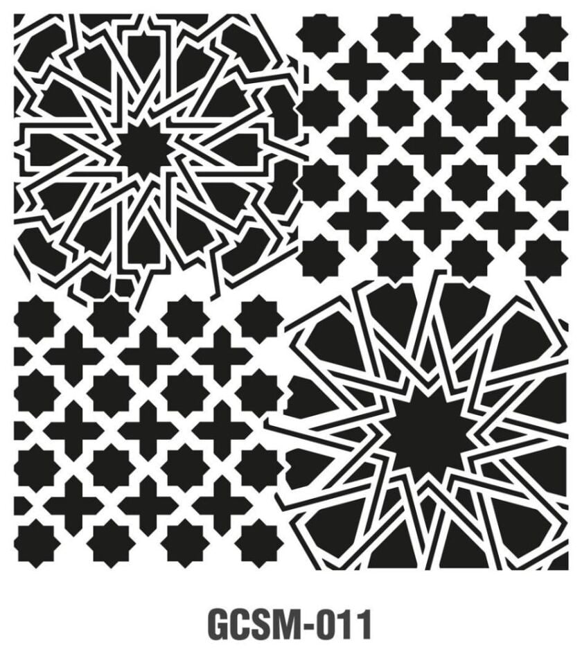 Cadence Grunge Stencil Midi (25x25) GCSM-011