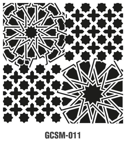 Cadence Grunge Stencil Midi (25x25) GCSM-011