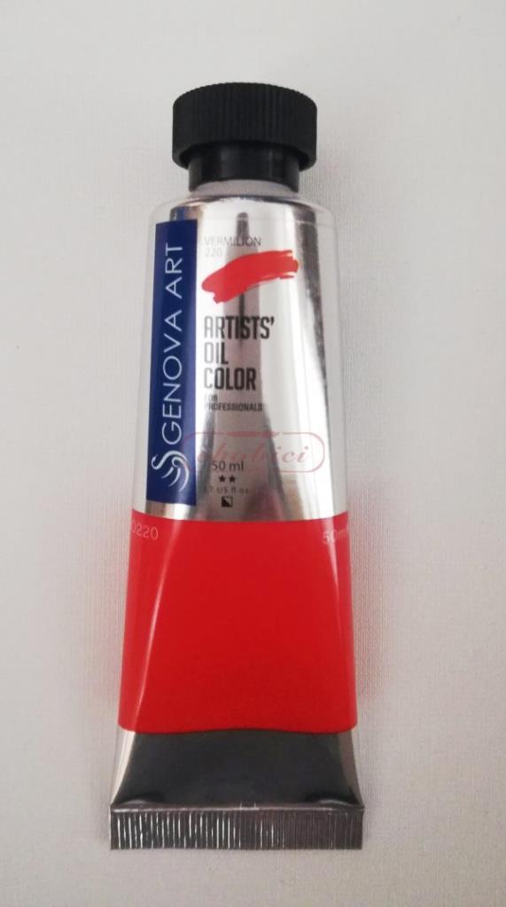 Cenova Art Profesyonel Yağlı Boya 220 Vermilion 50ml