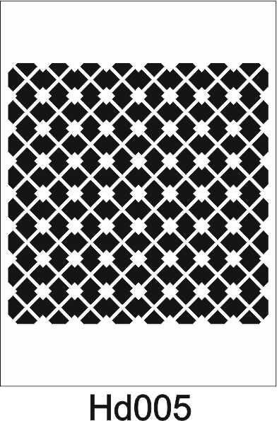 Duvar Dekor Stencil Şablon (40x40) HD-005