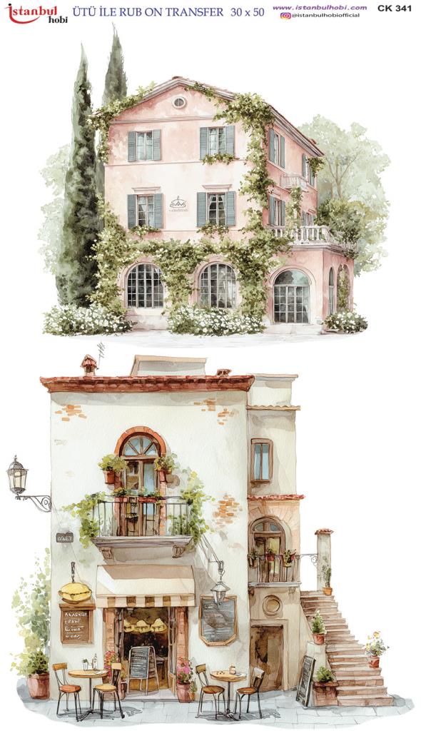 Ütü İle Rub On Transfer Kağıdı 30x50cm CK341