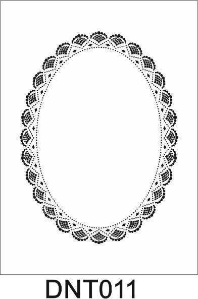 Dantel Desen Stencil Şablon (25x35) DNT-011