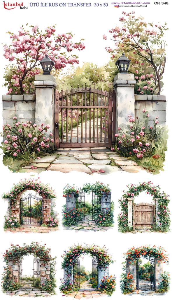 Ütü İle Rub On Transfer Kağıdı 30x50cm CK348