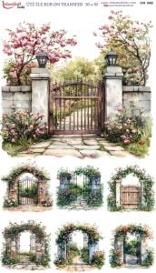 Ütü İle Rub On Transfer Kağıdı 30x50cm CK348