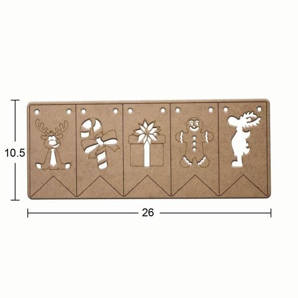 Ahşap Yılbaşı Süsü YB25