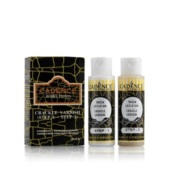Cadence Resim Çatlatma 70ml+70ml Set