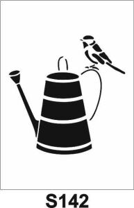 Diğer Karışık Desenler Stencil Şablon (25x25) S-142