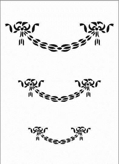 Çeltik Desen Stencil Şablon (25x35) ÇE-007