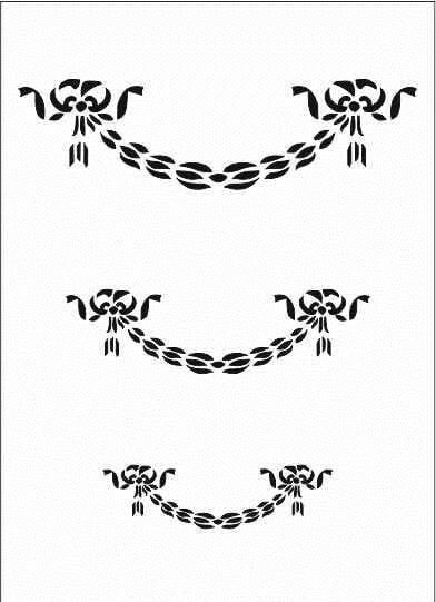 Çeltik Desen Stencil Şablon (25x35) ÇE-007