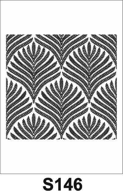 Diğer Karışık Desenler Stencil Şablon (21x30) S-146