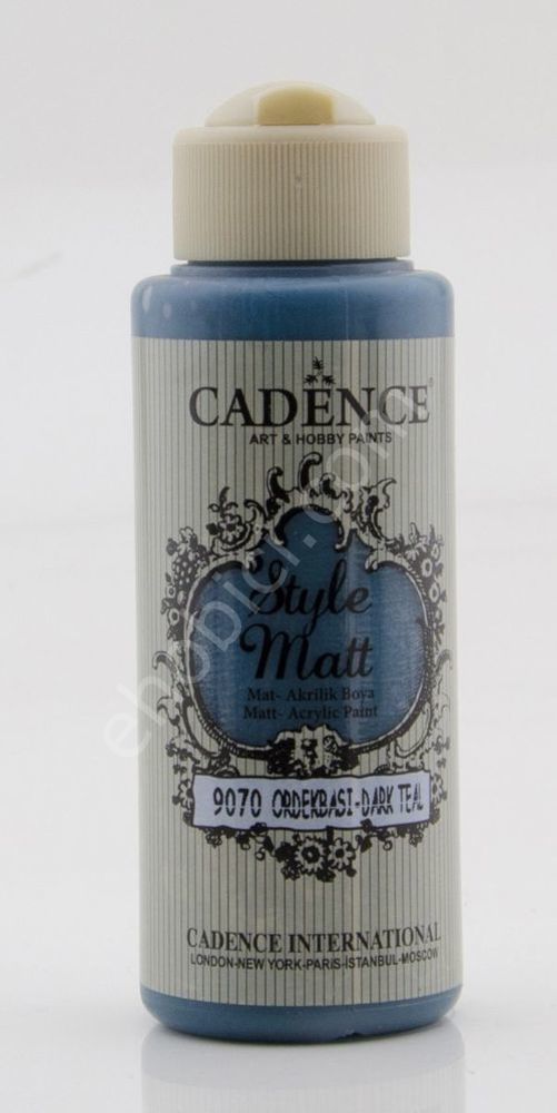 Cadence Style Matt Akrilik Boya S9070 Ördek Başı 120ml