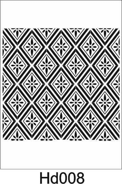 Duvar Dekor Stencil Şablon (30x30) HD-008