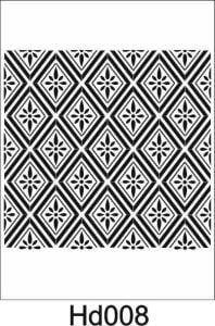 Duvar Dekor Stencil Şablon (30x30) HD-008