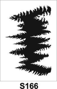 Diğer Karışık Desenler Stencil Şablon (21x30) S-166