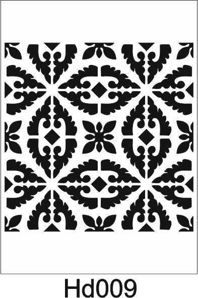 Duvar Dekor Stencil Şablon (40x40) HD-009