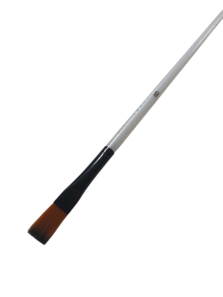 Ehobici Düz Kesik Uçlu Fırça No:8