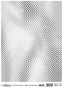Cadence Gümüş Varak Pirinç Dekoapaj Kağıdı - Model 21