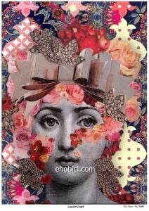 Lineart Pirinç Dekopaj Kağıdı - 3489