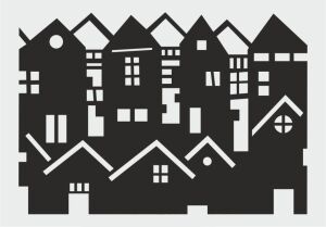 Diğer Karışık Desenler Stencil Şablon (21x30) S-183