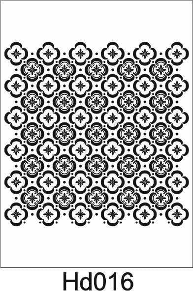Duvar Dekor Stencil Şablon (50x50) HD-016