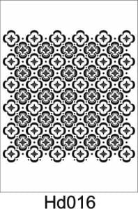 Duvar Dekor Stencil Şablon (50x50) HD-016