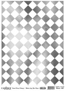 Cadence Gümüş Varak Pirinç Dekoapaj Kağıdı - Model 22