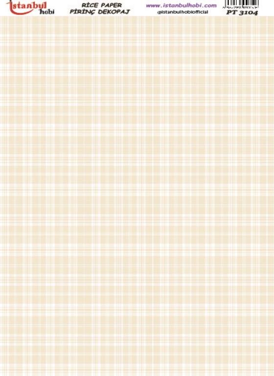 Pirinç Dekopaj Kağıdı 30x42cm PT-3104