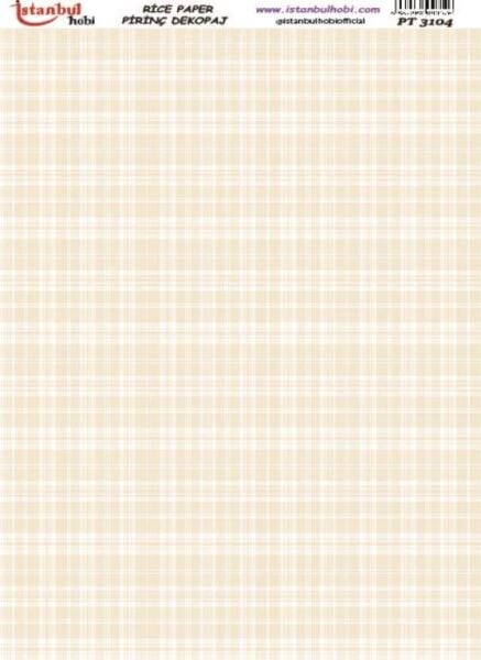 Pirinç Dekopaj Kağıdı 30x42cm PT-3104