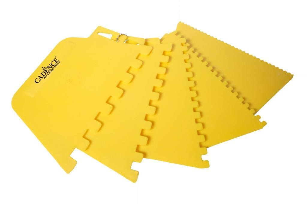 Cadence Sarı Doku Tarağı 5 li Set