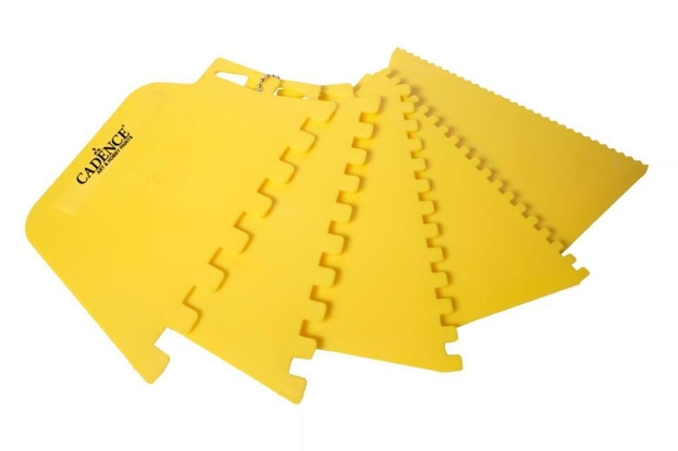 Cadence Sarı Doku Tarağı 5 li Set