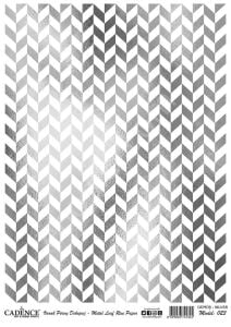 Cadence Gümüş Varak Pirinç Dekoapaj Kağıdı - Model 23