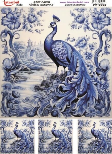 Pirinç Dekopaj Kağıdı 30x42cm PT-3335