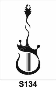 Diğer Karışık Desenler Stencil Şablon (15x30) S-134