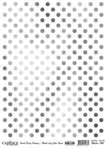 Cadence Gümüş Varak Pirinç Dekoapaj Kağıdı - Model 24