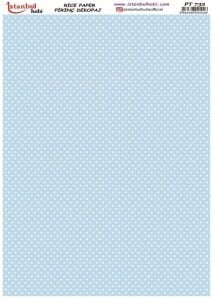 Pirinç Dekopaj Kağıdı 30x42cm PT-732