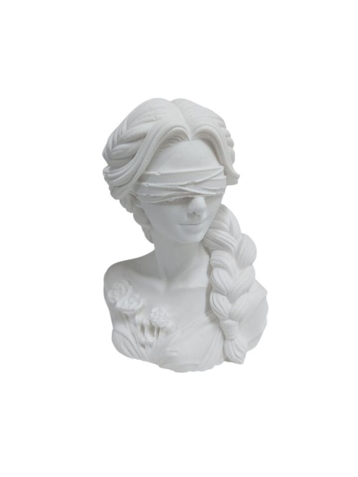 Gözleri Bağlı Yunan Adalet Tanrıçası 9,3x7cm