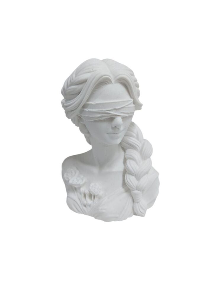 Gözleri Bağlı Yunan Adalet Tanrıçası 9,3x7cm